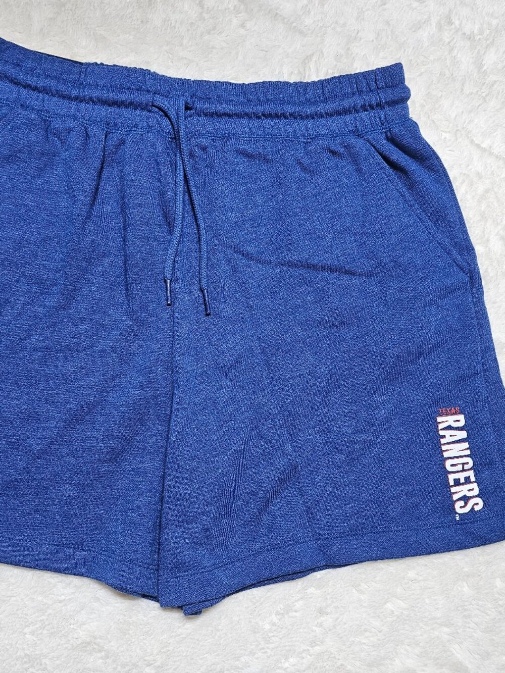 Campus Lifestyle Women Drawstring Pockets MLB Texas Ranger Shorts Size M